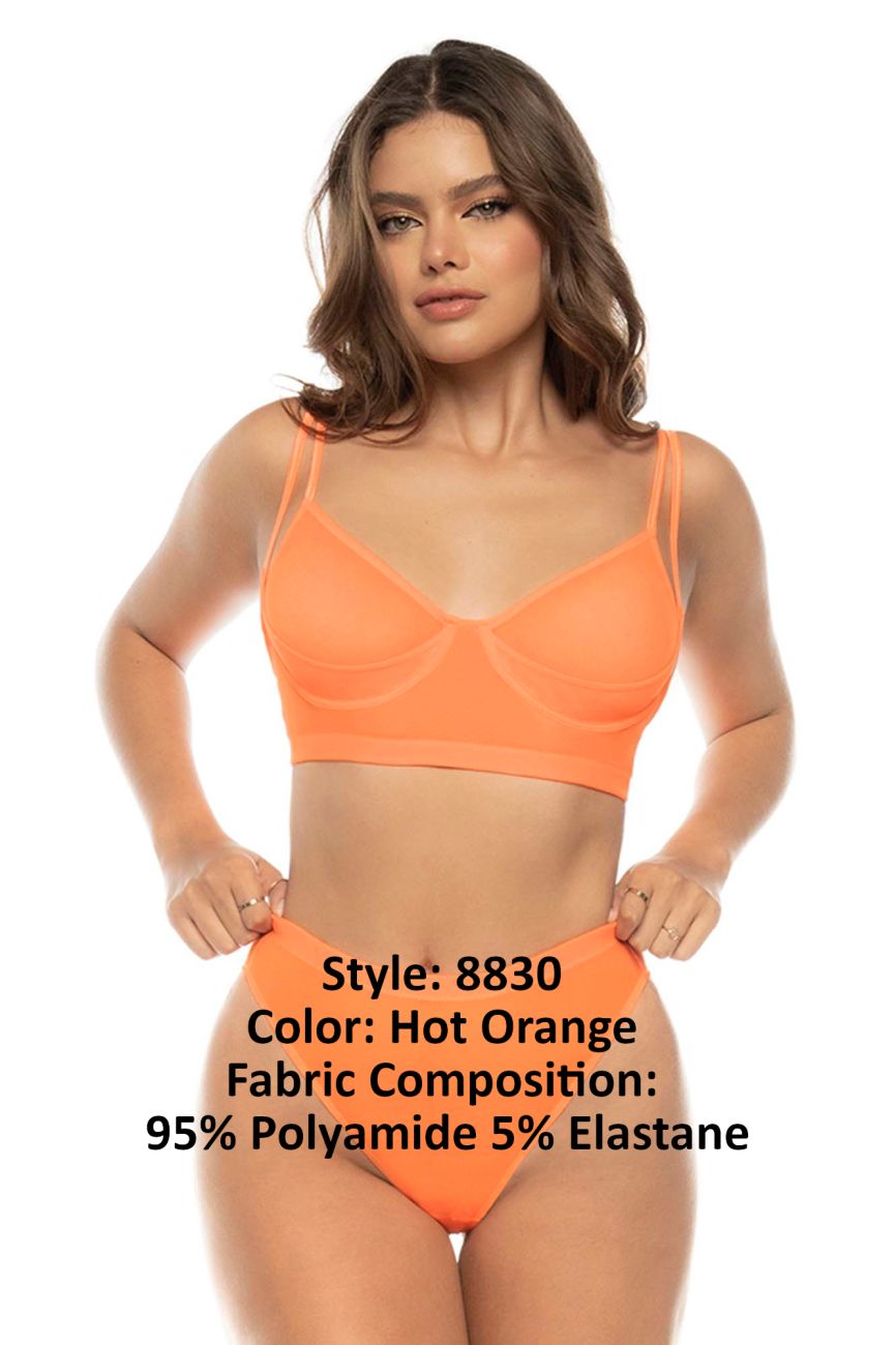 Mapale 8830 Margo Zweiteiliges Set Farbe Hot Orange