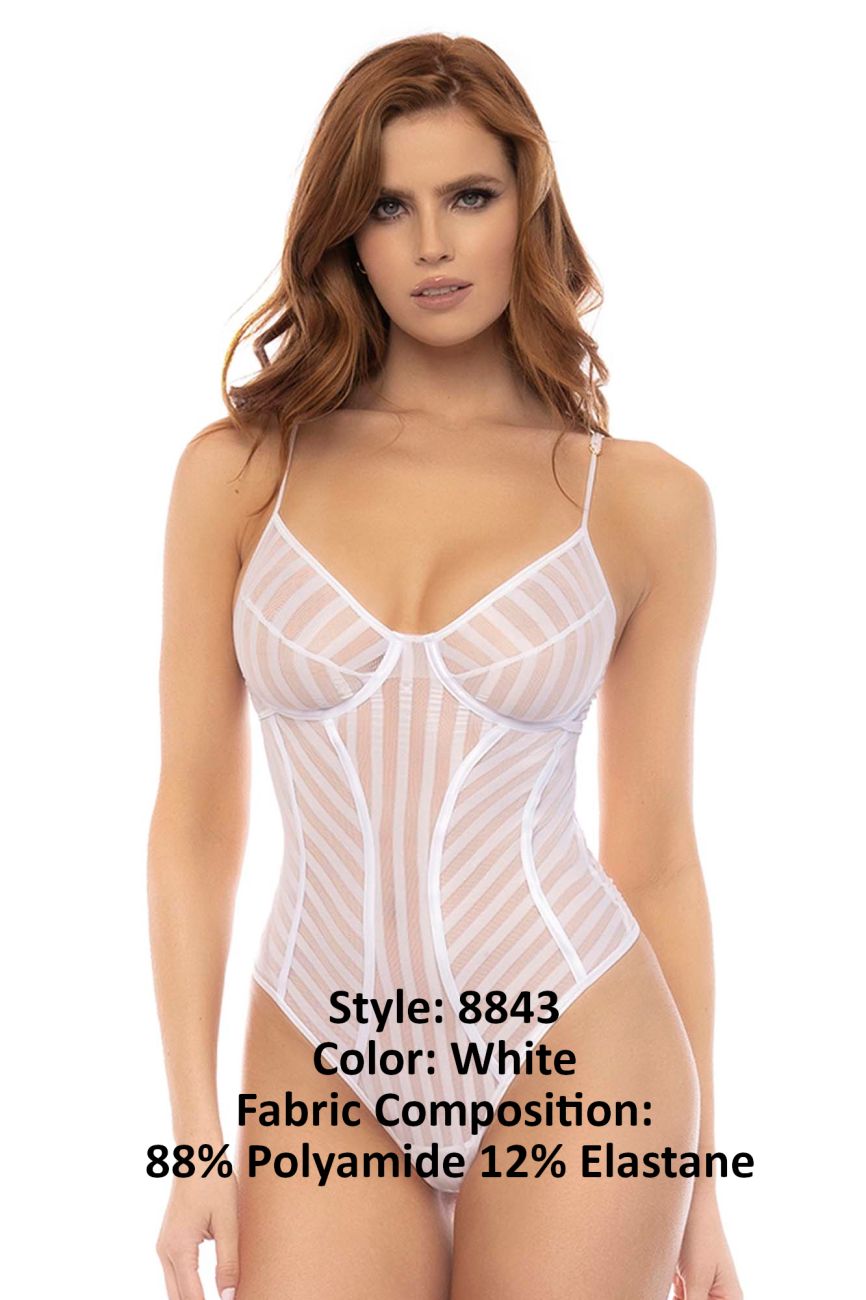 Mapale 8843 Emery Bodysuit Farbe Weiß