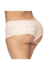 Mapale 90X Spitzen-Boyshort Farbe Elfenbein