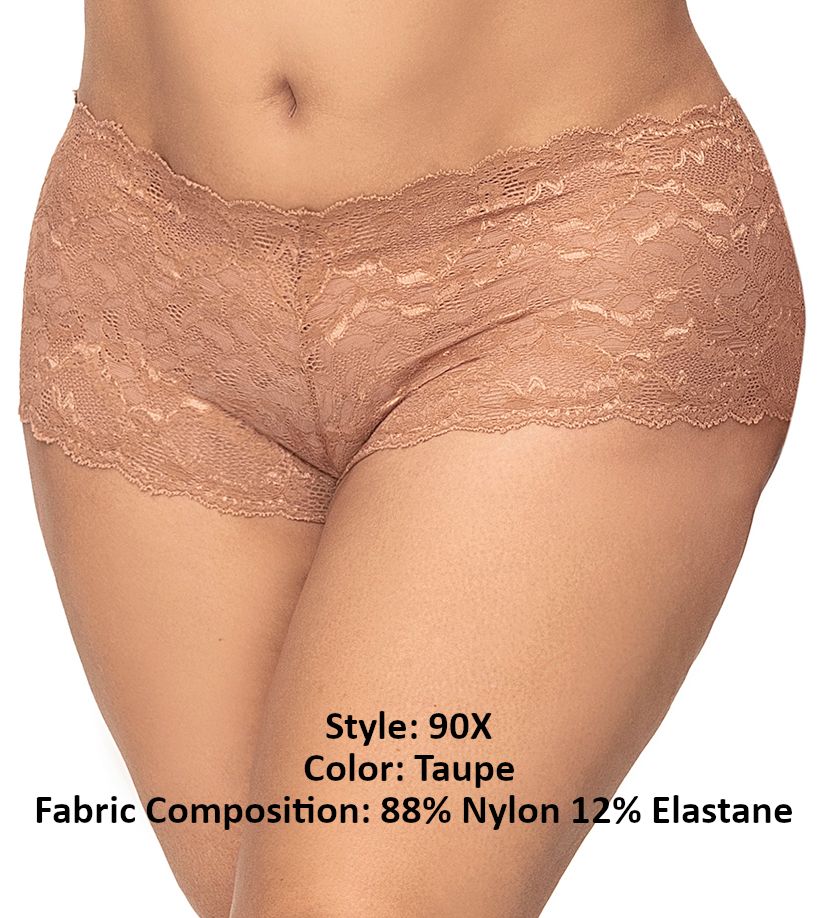 Mapale 90X Spitzen-Boyshort Farbe Taupe