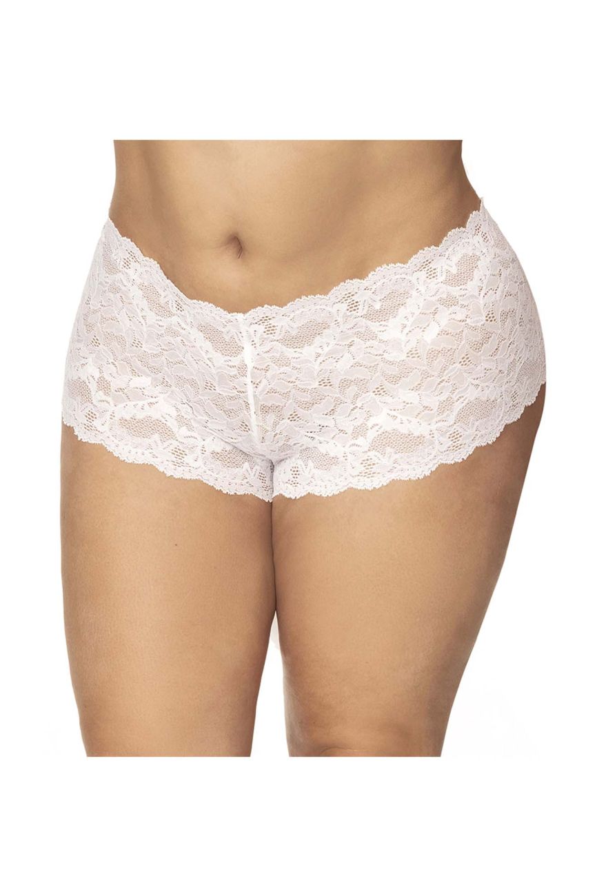 Shorty en dentelle Mapale 90X Couleur Blanc