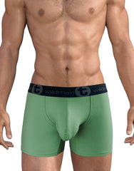 Big Boy Pouch 5" Inseam Boxer Brief Green - EricSaloDesign.com