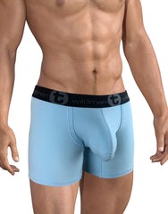 Big Boy Pouch 5" Inseam Boxer Brief Light Blue - EricSaloDesign.com