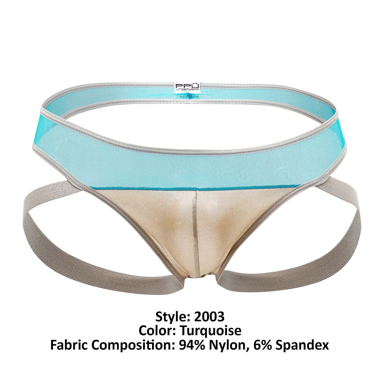 Jockstrap PPU 2003 Couleur Turquoise