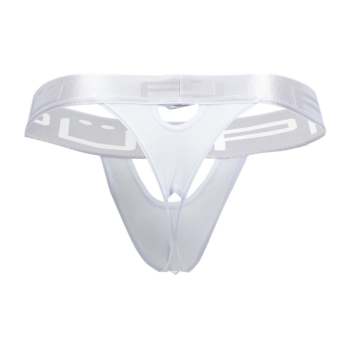 PPU 2112 Peek-a-boo Thongs Color White