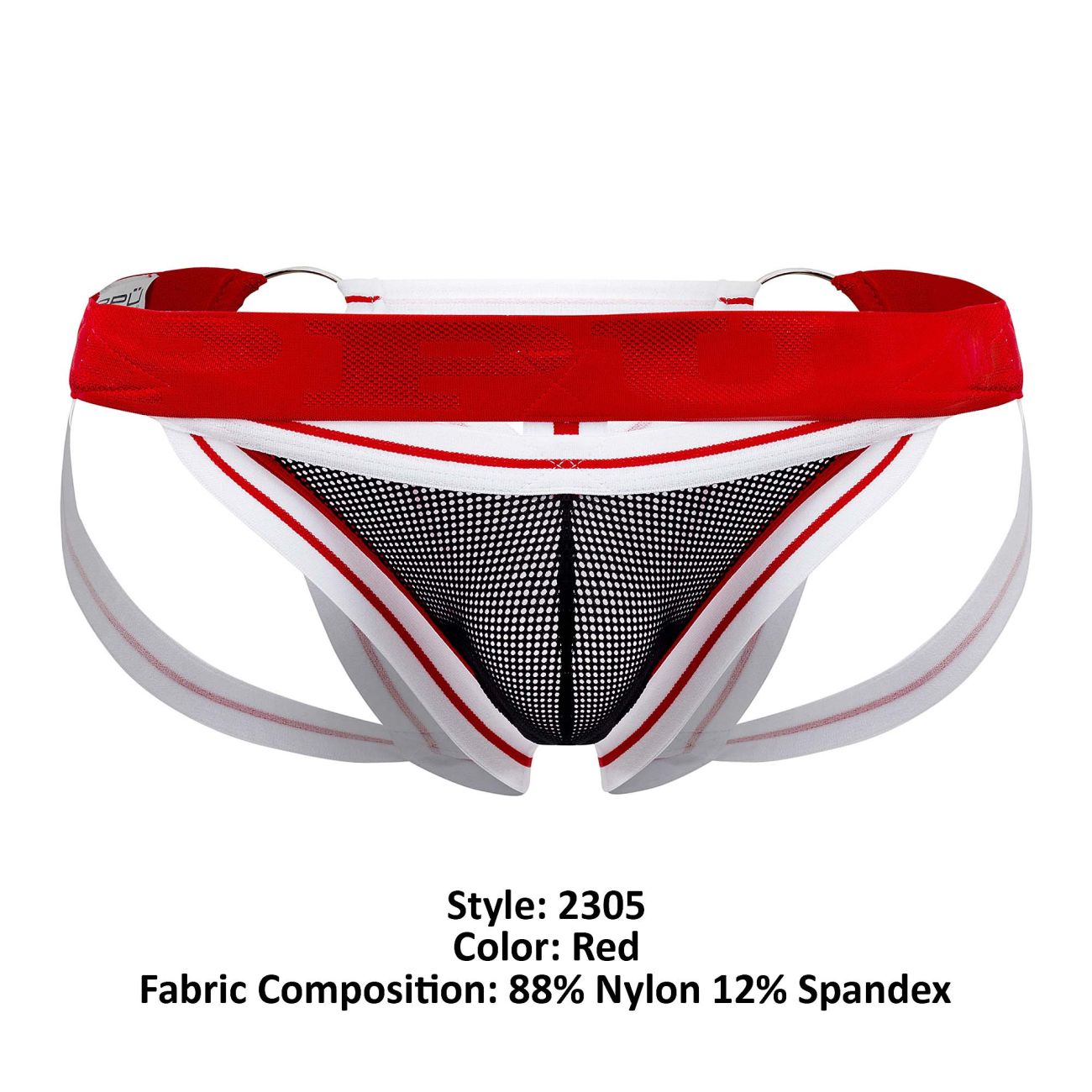 PPU 2305 Mesh Jockstrap Color Red