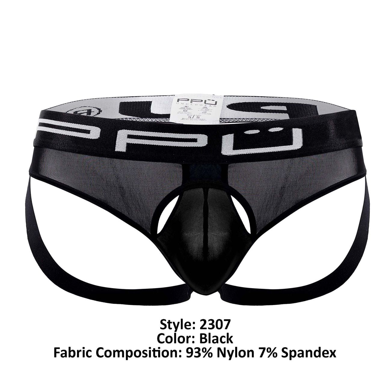 Jockstrap PPU 2307 Ball Lifter Couleur Noir