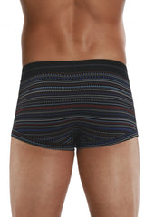 Papi 554569-968 Pencil Stripes Brazilian Trunks Color Black-Blue