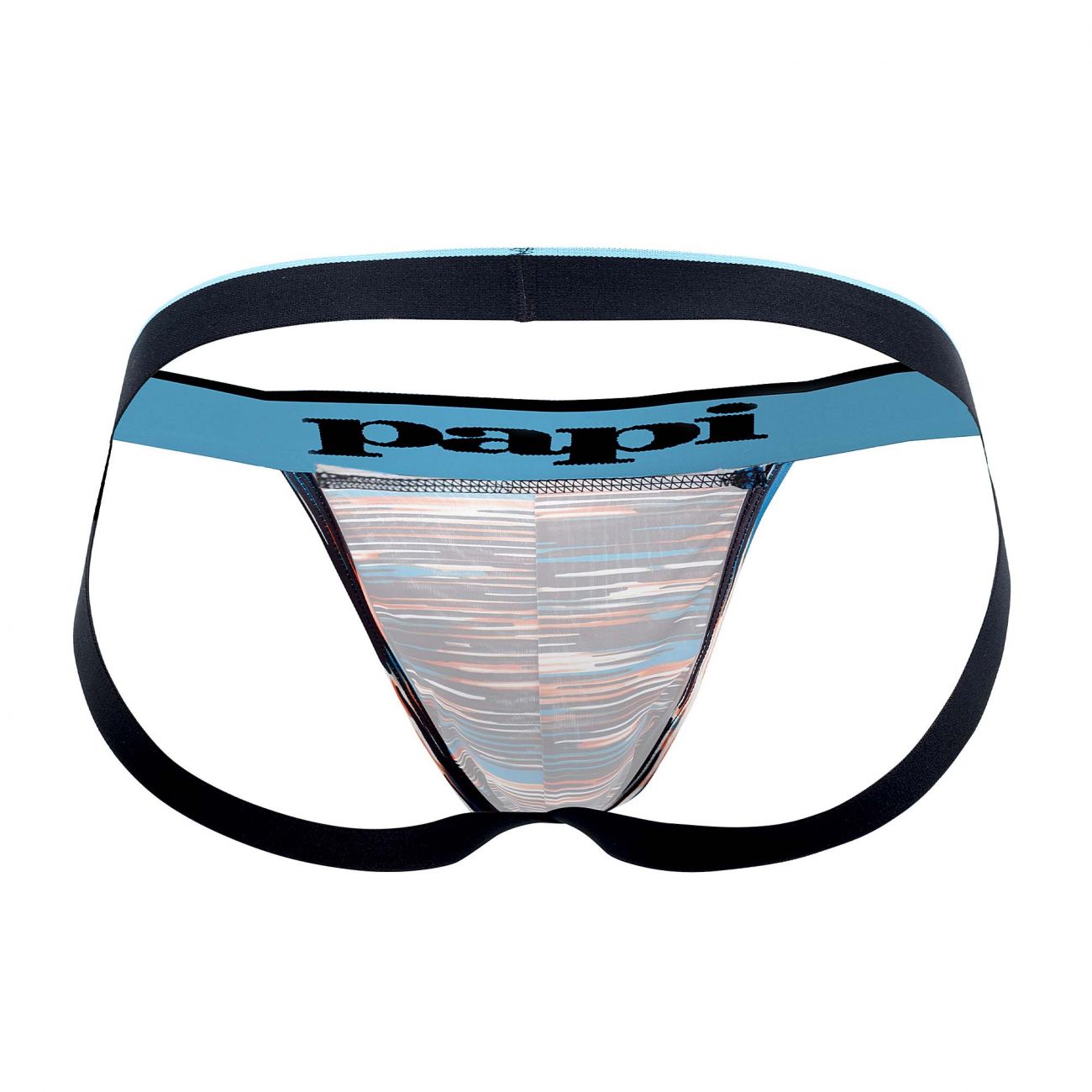 Papi UMPA006 2PK Jockstrap Color Black-Blue