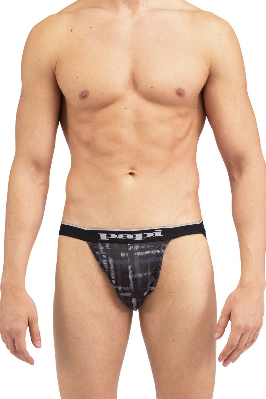 Jockstrap Papi UMPA006 2PK Couleur Noir-Gris