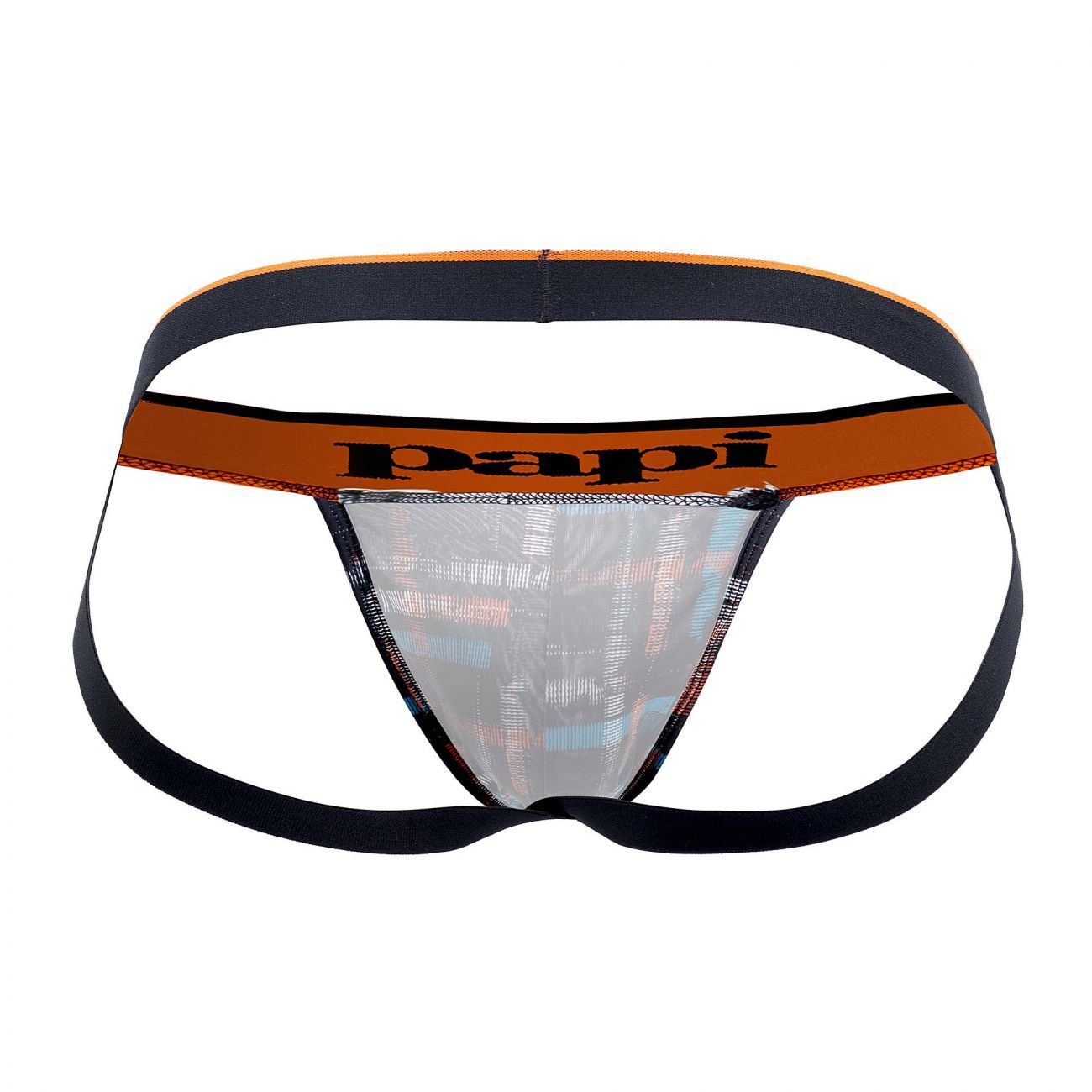 Papi UMPA006 2PK Jockstrap Color Black-Orange