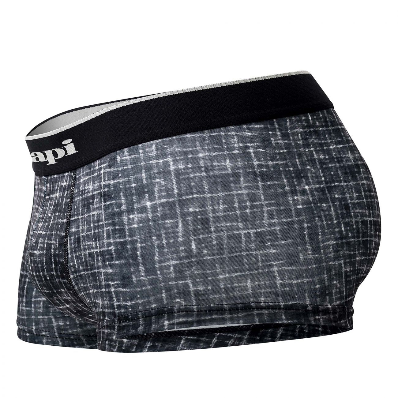 Papi UMPA048 2PK Microflex Brazilian Trunks Farbe Grau-Textur