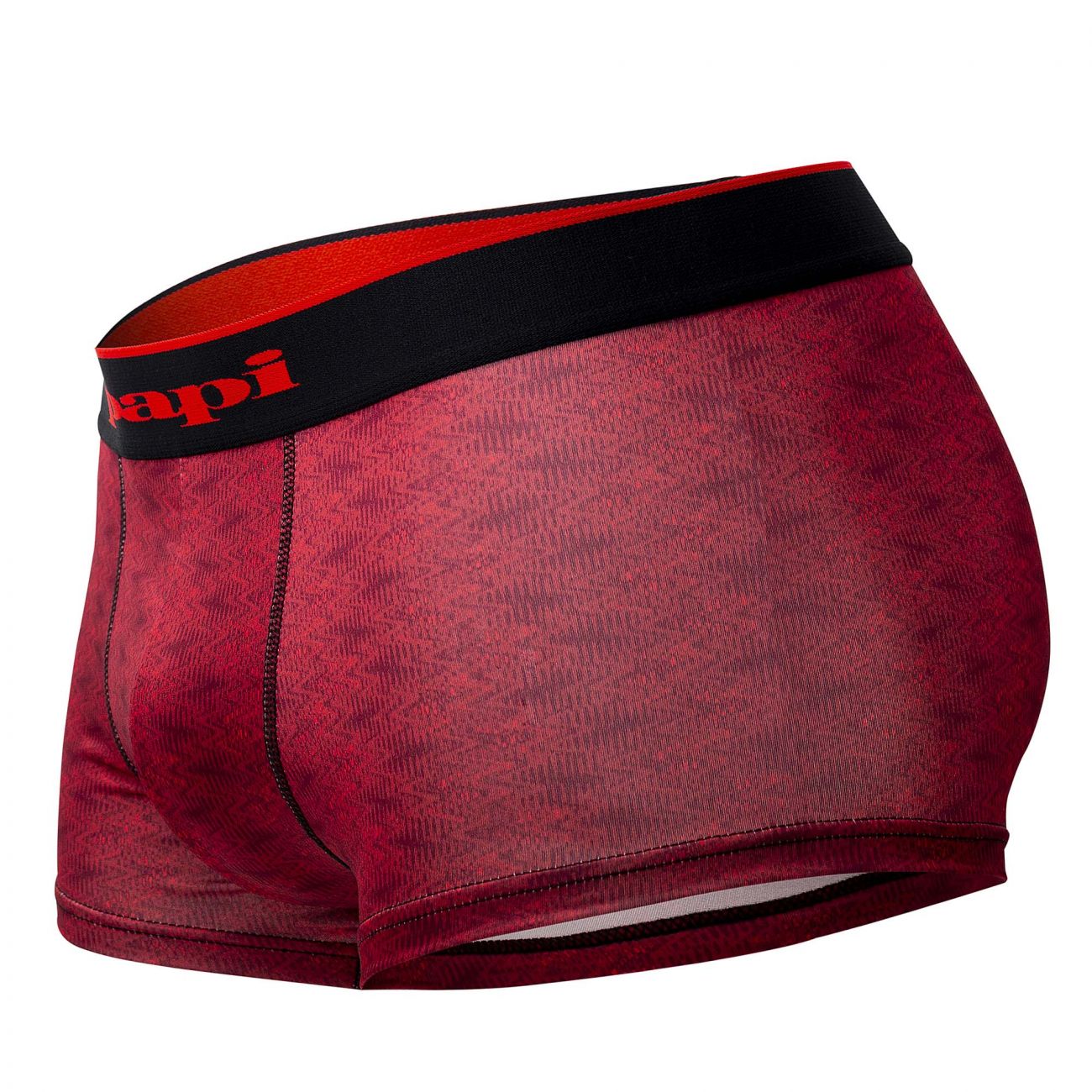 Papi UMPA048 2PK Microflex Brazilian Trunks Farbe Rot-Grafik