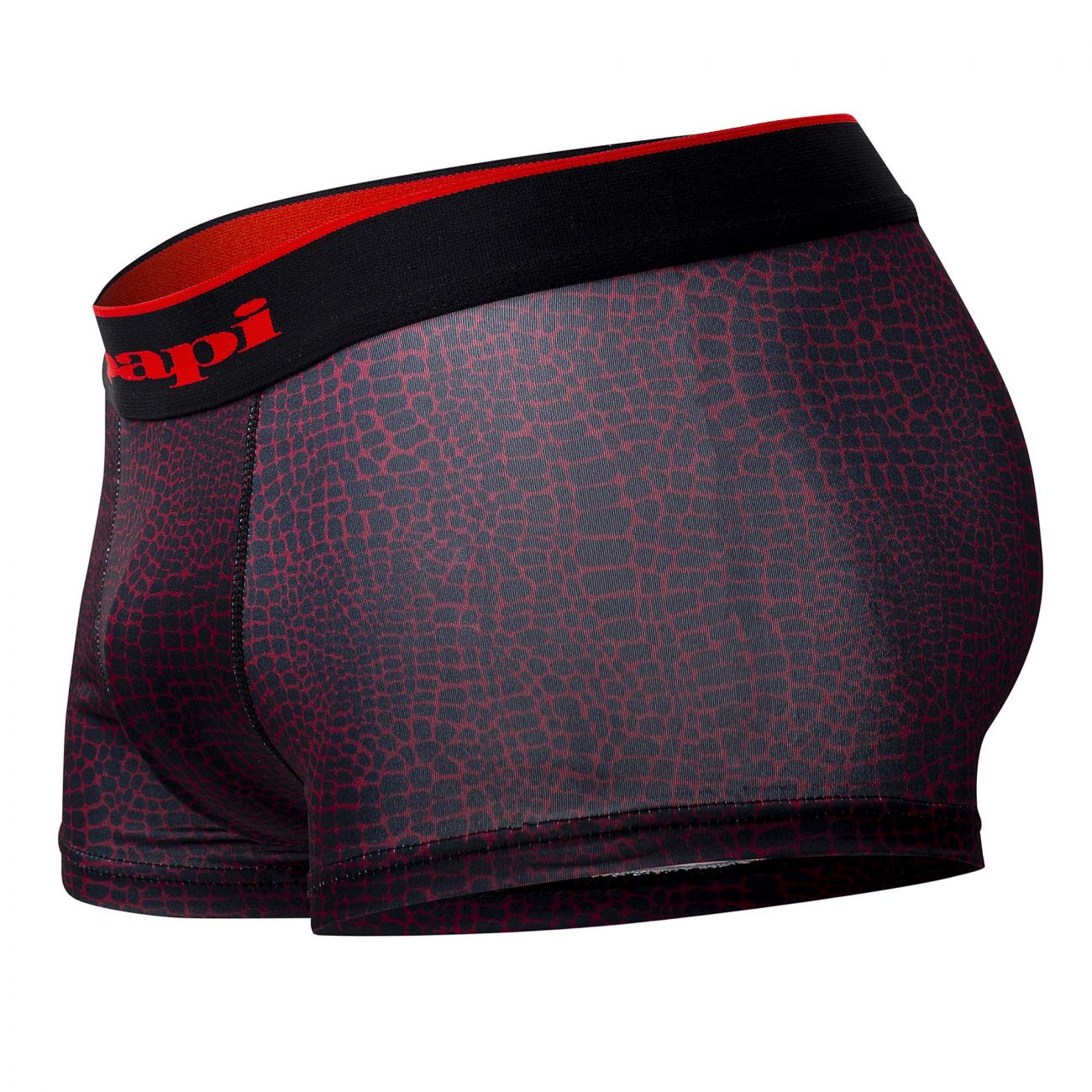 Papi UMPA048 2PK Microflex Brazilian Trunks Farbe Rot-Leopard