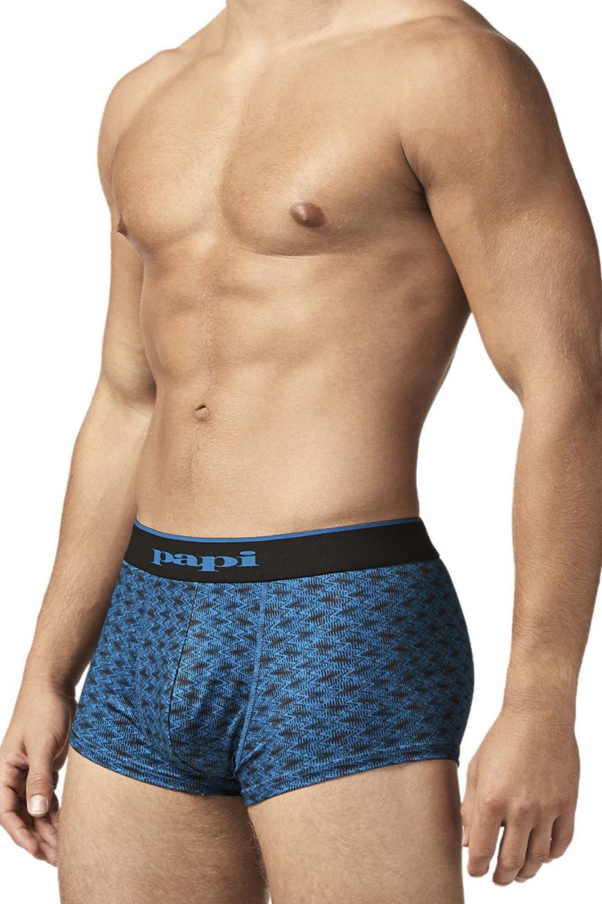 Papi UMPA048 2PK Microflex Brazilian Trunks Farbe Teal-Graphic