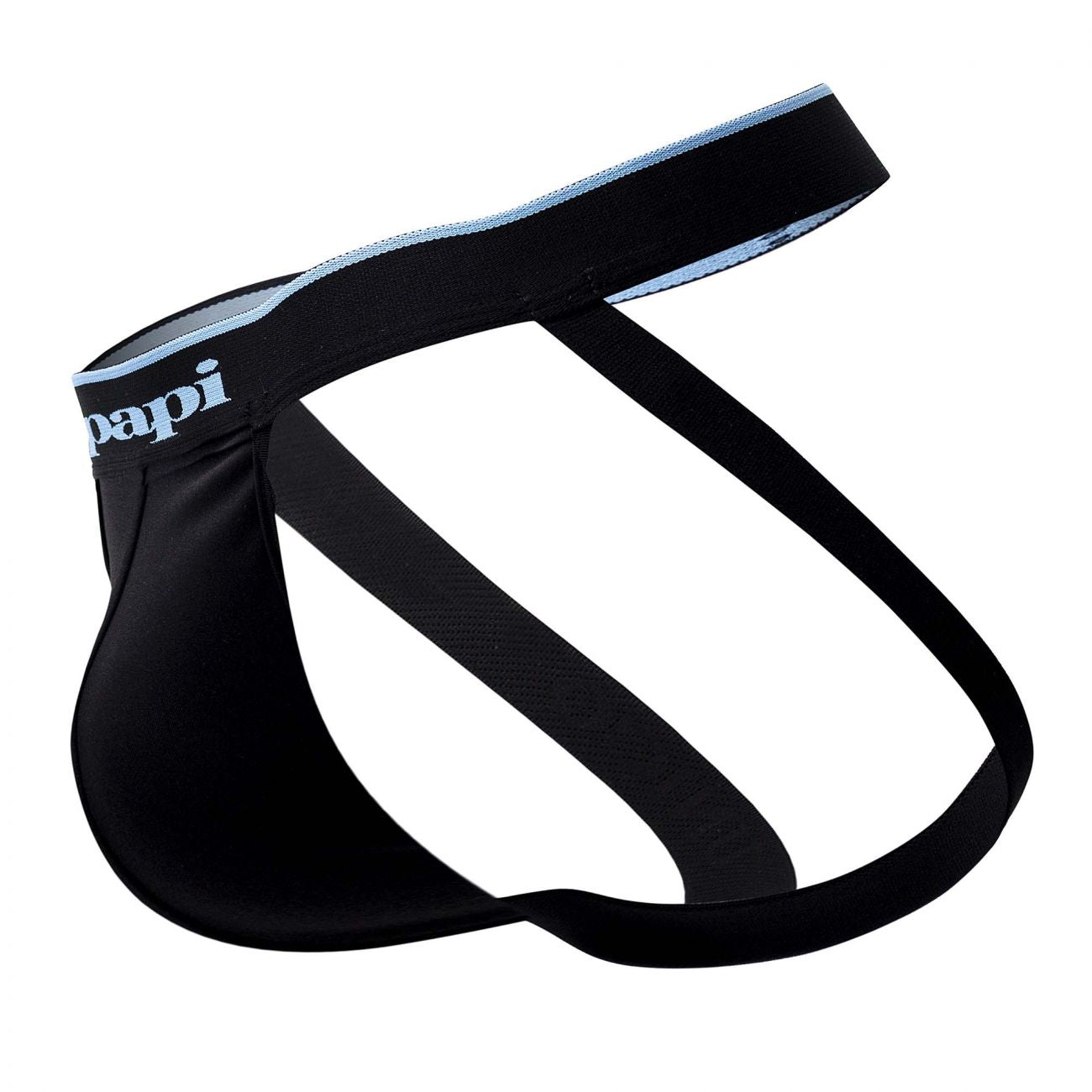 Papi UMPA049 2PK Microflex Jockstrap Farbe Blau-Textur