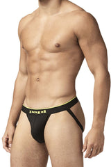 Jockstrap Papi UMPA049 2PK Microflex Couleur Charbon-Léopard