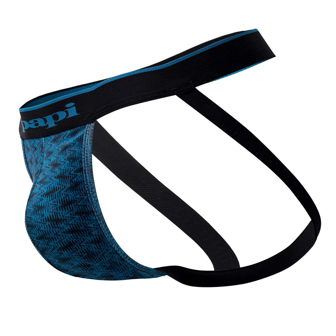 Jockstrap Papi UMPA049 2PK Microflex Couleur Bleu sarcelle-Graphique