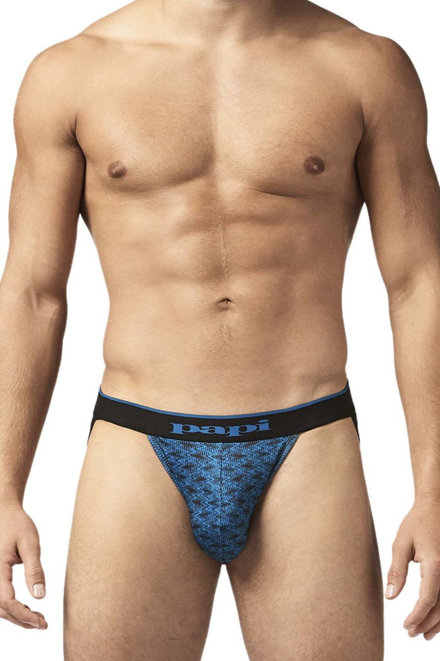 Jockstrap Papi UMPA049 2PK Microflex Couleur Bleu sarcelle-Graphique