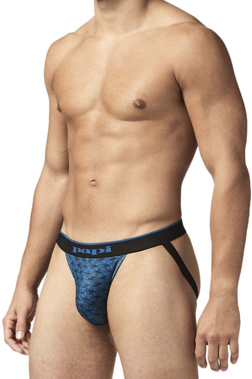 Jockstrap Papi UMPA049 2PK Microflex Couleur Bleu sarcelle-Graphique