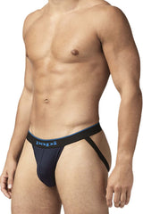 Jockstrap Papi UMPA049 2PK Microflex Couleur Bleu sarcelle-Léopard