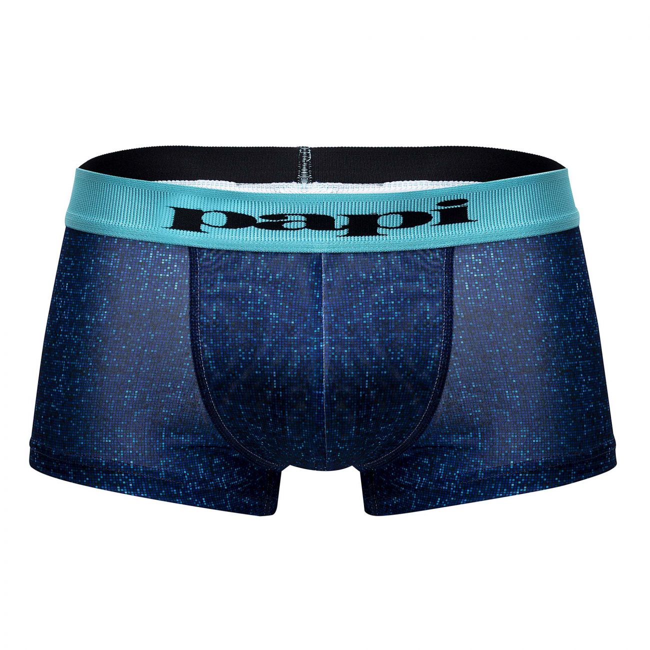 Papi UMPA050 Fashion Microflex Brazilian Trunks Farbe Blau Pixel Print