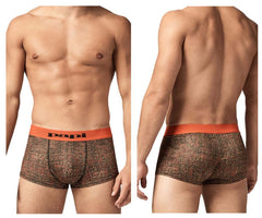 Papi UMPA050 Fashion Microflex Brazilian Trunks Farbe Orange Pixel Print