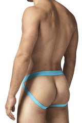 Papi UMPA051 Fashion Microflex Brazilian Jockstrap Farbe Blau Pixel Print