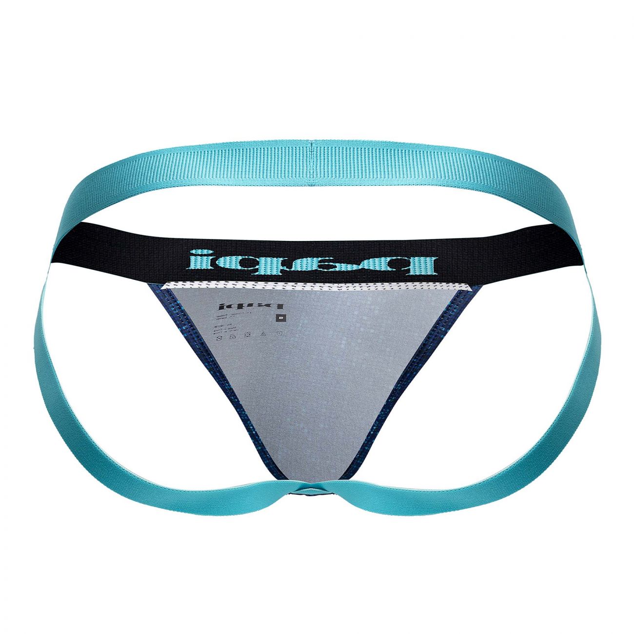 Papi UMPA051 Fashion Microflex Brazilian Jockstrap Farbe Blau Pixel Print