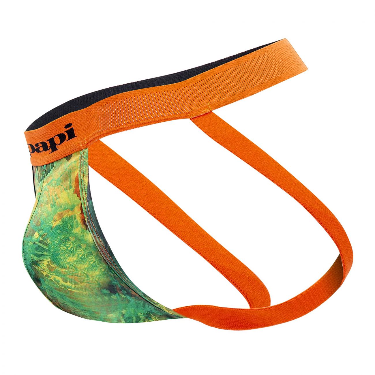 Jockstrap brésilien Papi UMPA051 Fashion Microflex Couleur Sunrise Multi Print