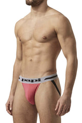 Papi UMPA081 2PK Microflex Jockstrap Farbe Pink-Schwarz