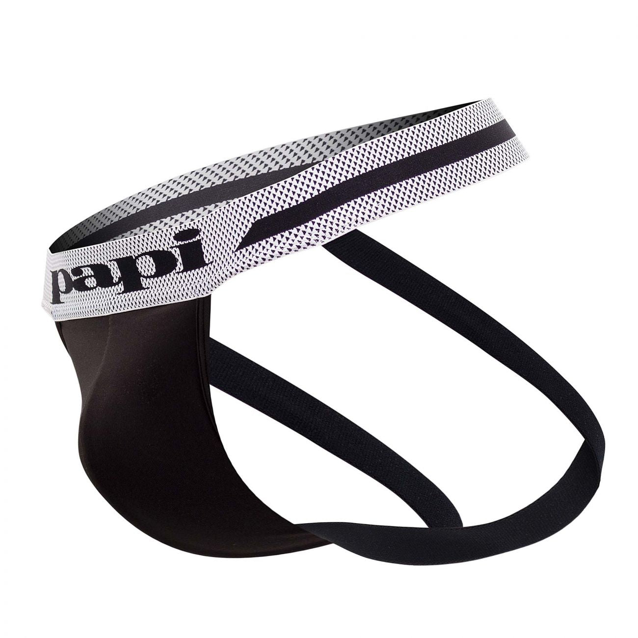 Jockstrap Papi UMPA081 2PK Microflex Couleur Rose-Noir