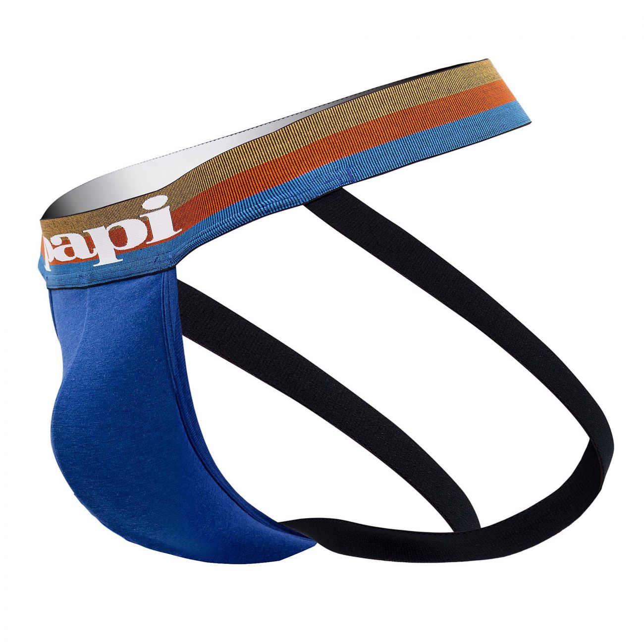 Papi UMPA087 2PK Microflex Jockstrap Farbe Blau-Schwarz