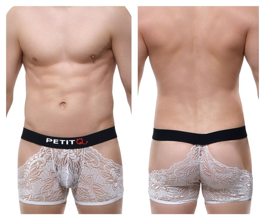 PetitQ PQ180301 Boxer Briefs Trevoux Color White - EricSaloDesign.com