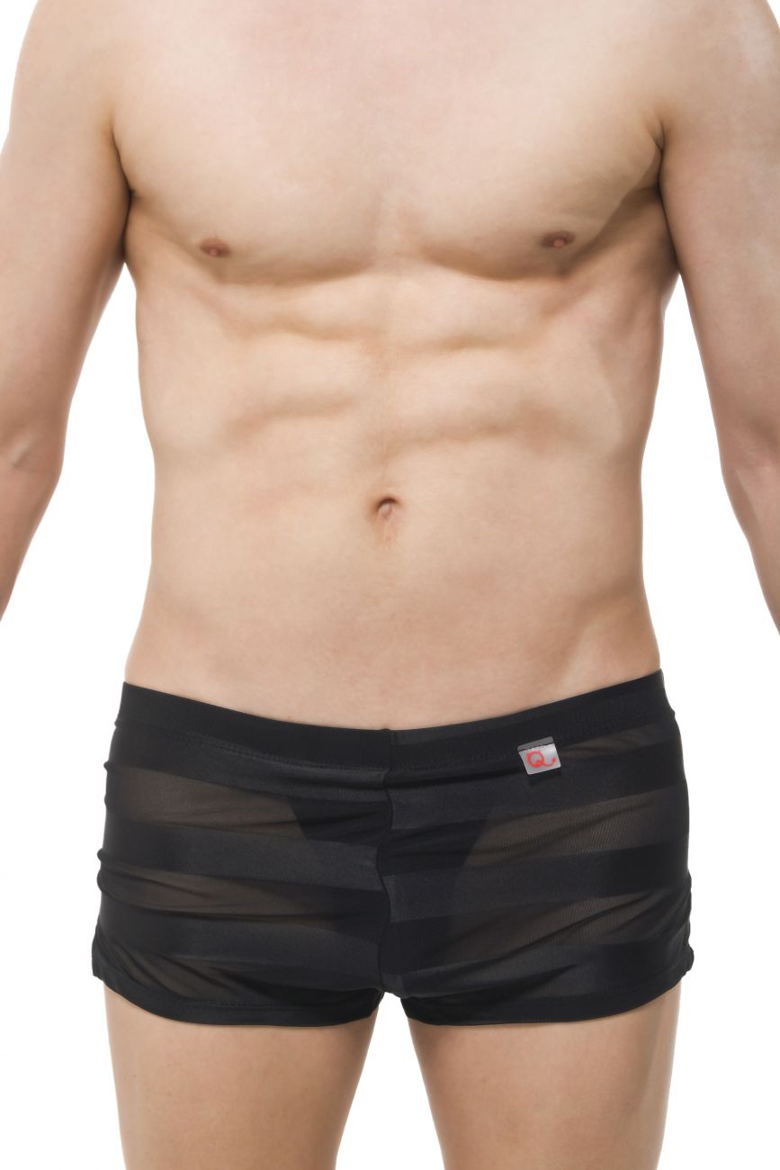 PetitQ PQ180906 Jock Athletic Shorts Color Black - EricSaloDesign.com