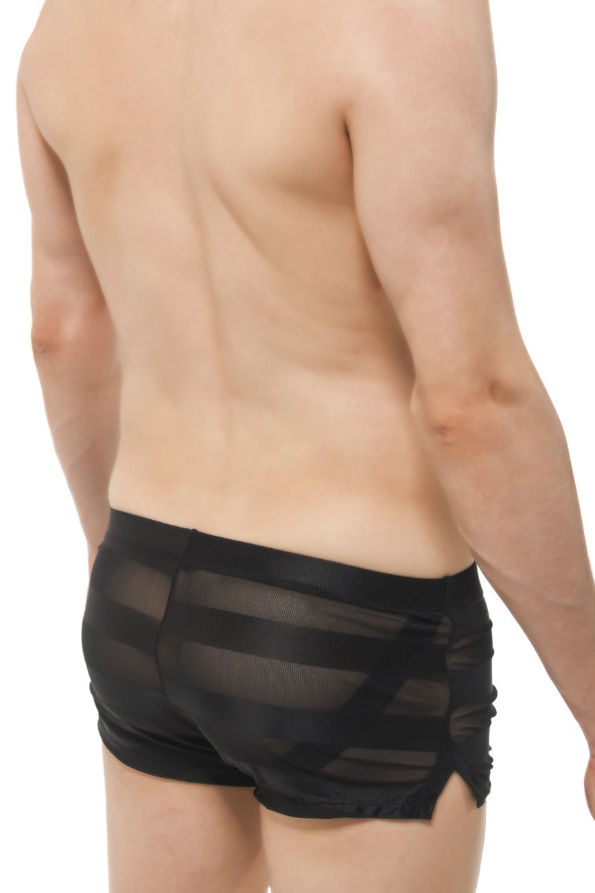 PetitQ PQ180906 Jock Athletic Shorts Color Black - EricSaloDesign.com