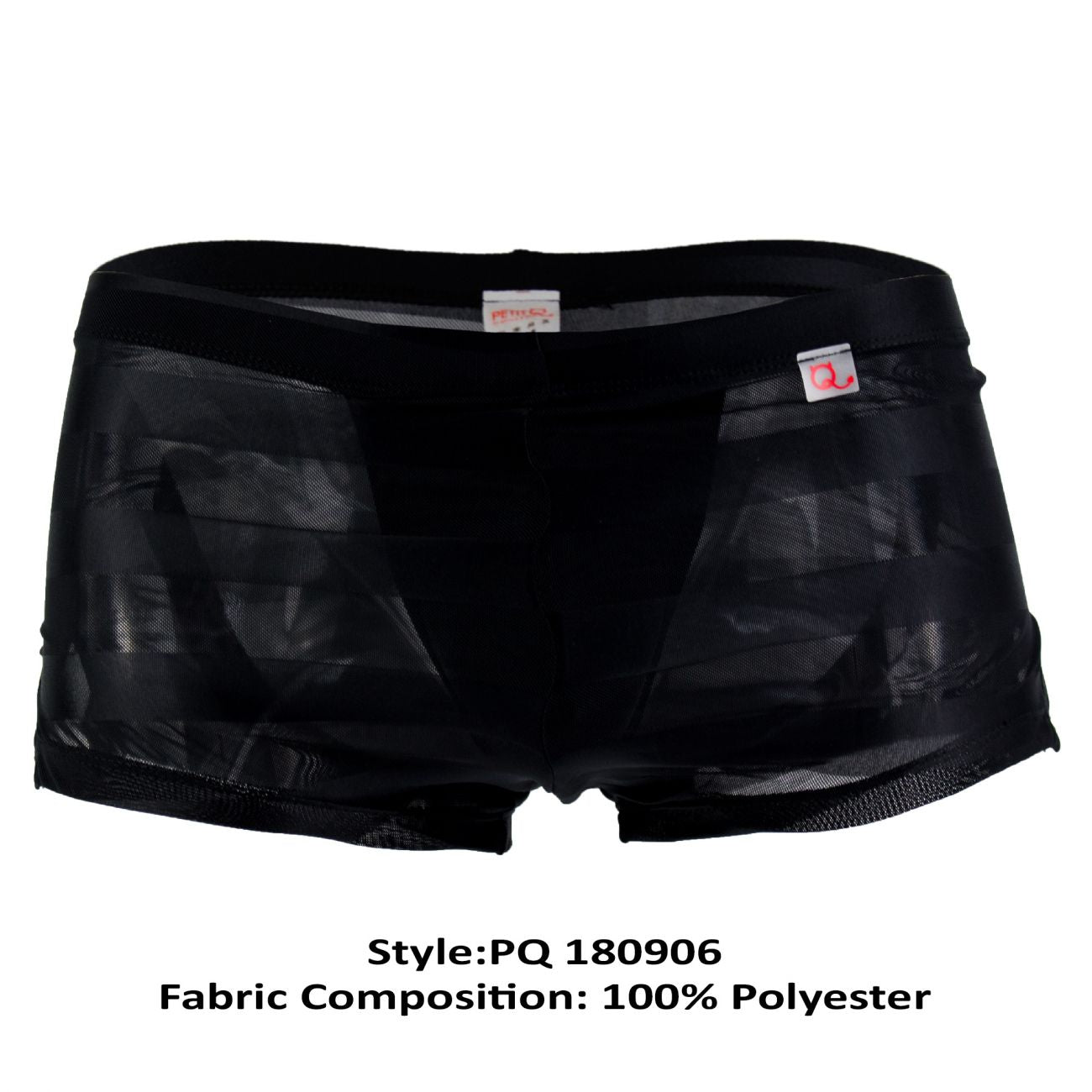 PetitQ PQ180906 Jock Athletic Shorts Color Black - EricSaloDesign.com