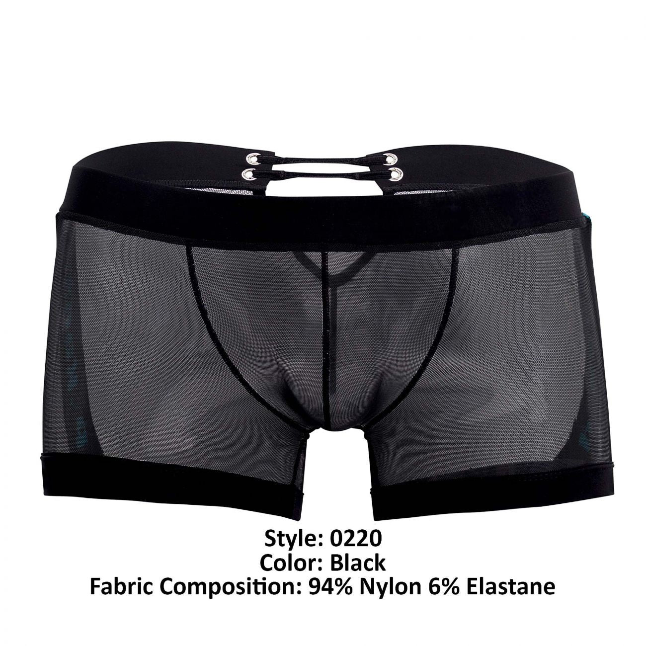 Pikante PIK 0220 BFF Mesh Trunks Color Black