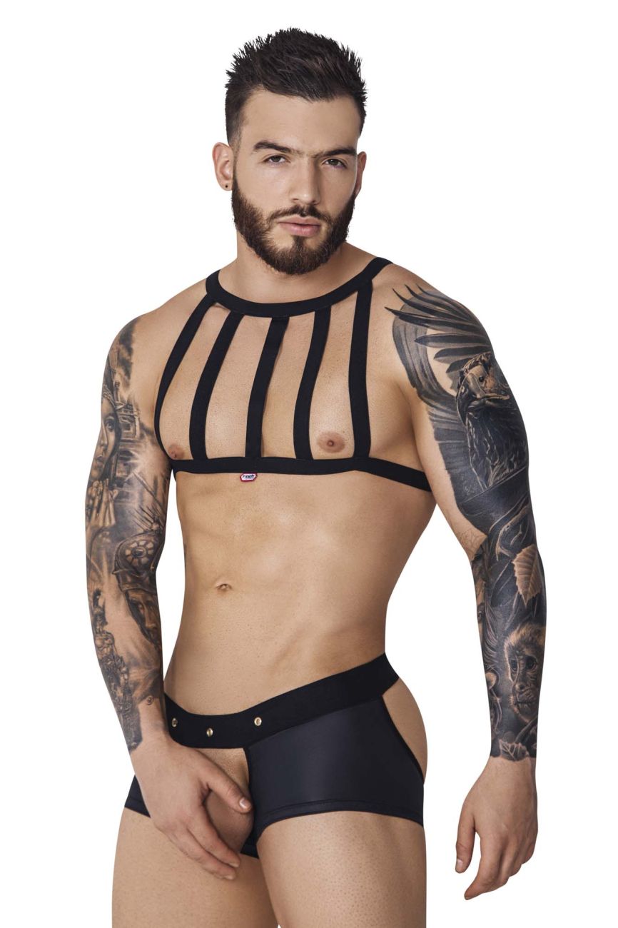 Pikante PIK 1086 Hard Harness Jockstrap Farbe Schwarz