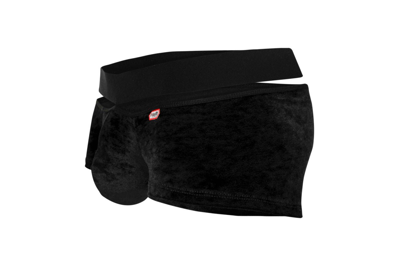 Pikante PIK 1096 Clandestine Velvet Trunks Color Black