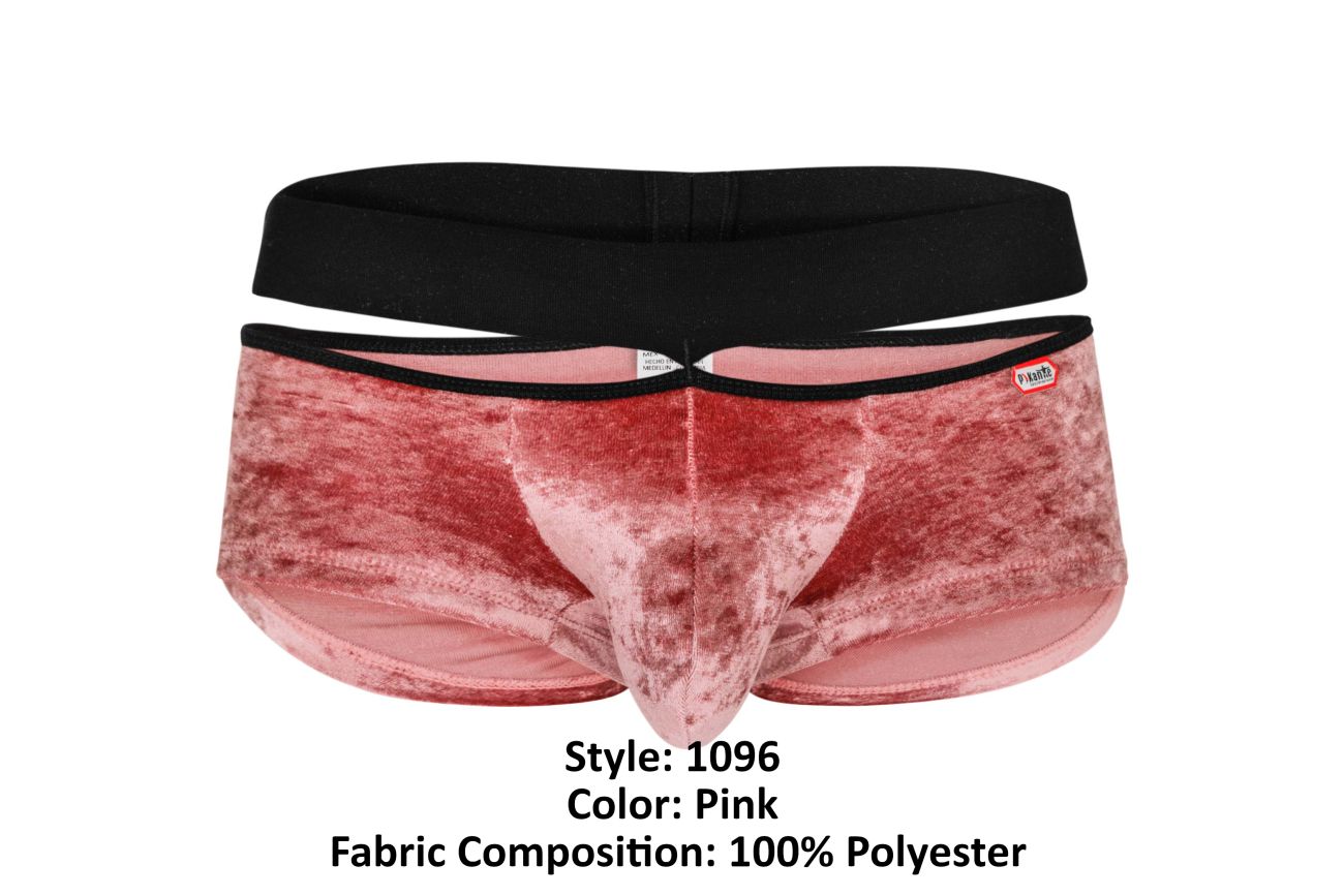 Pikante PIK 1096 Clandestine Velvet Trunks Color Pink