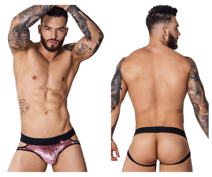 Pikante PIK 1100 Jockstrap Clandestin Velours Couleur Rose