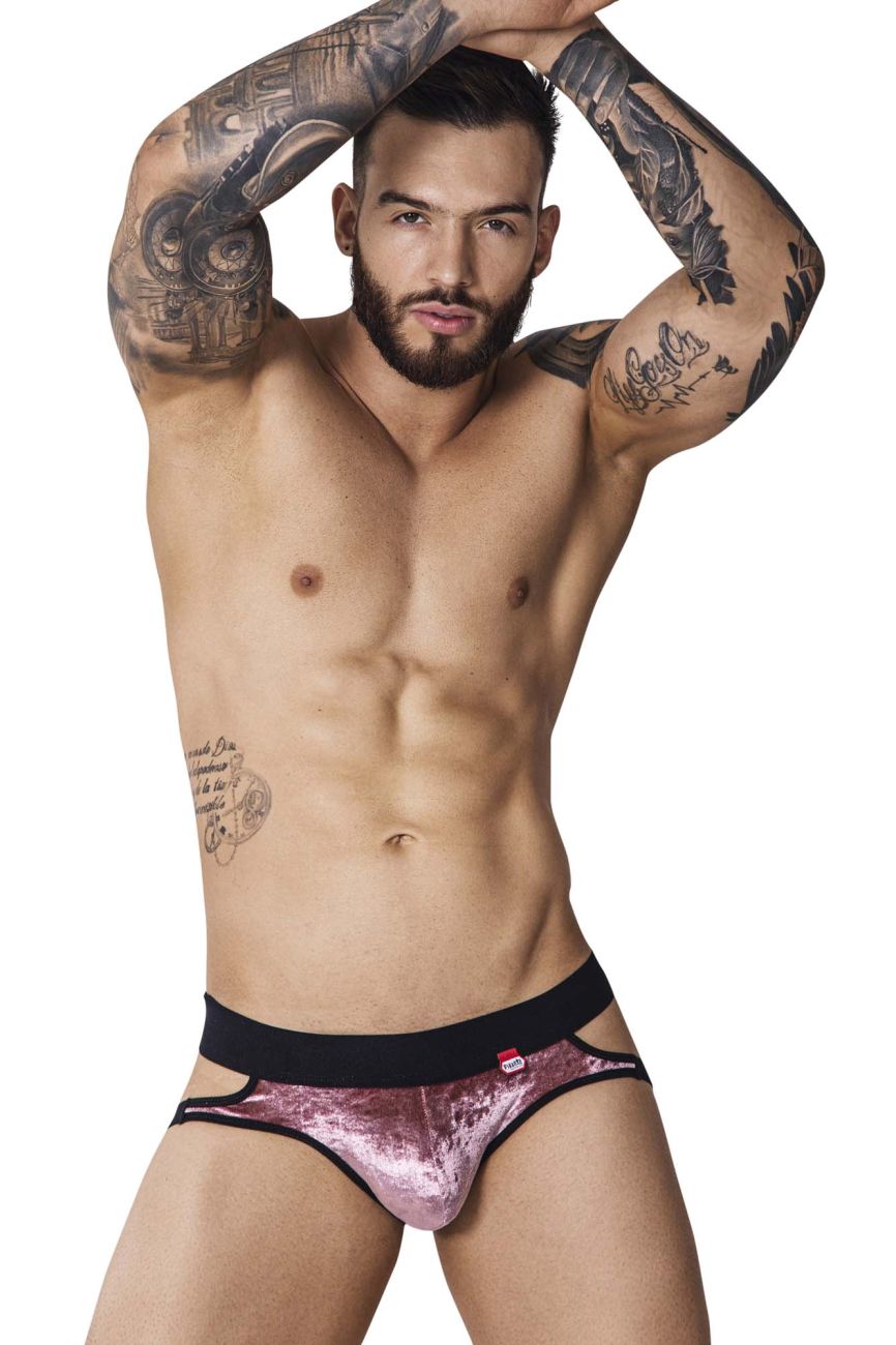 Pikante PIK 1100 Jockstrap Clandestin Velours Couleur Rose