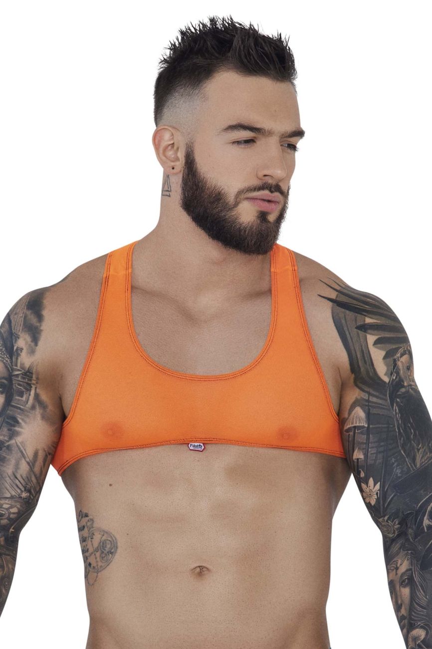 Pikante PIK 1272 Sonar Crop Top Farbe Orange