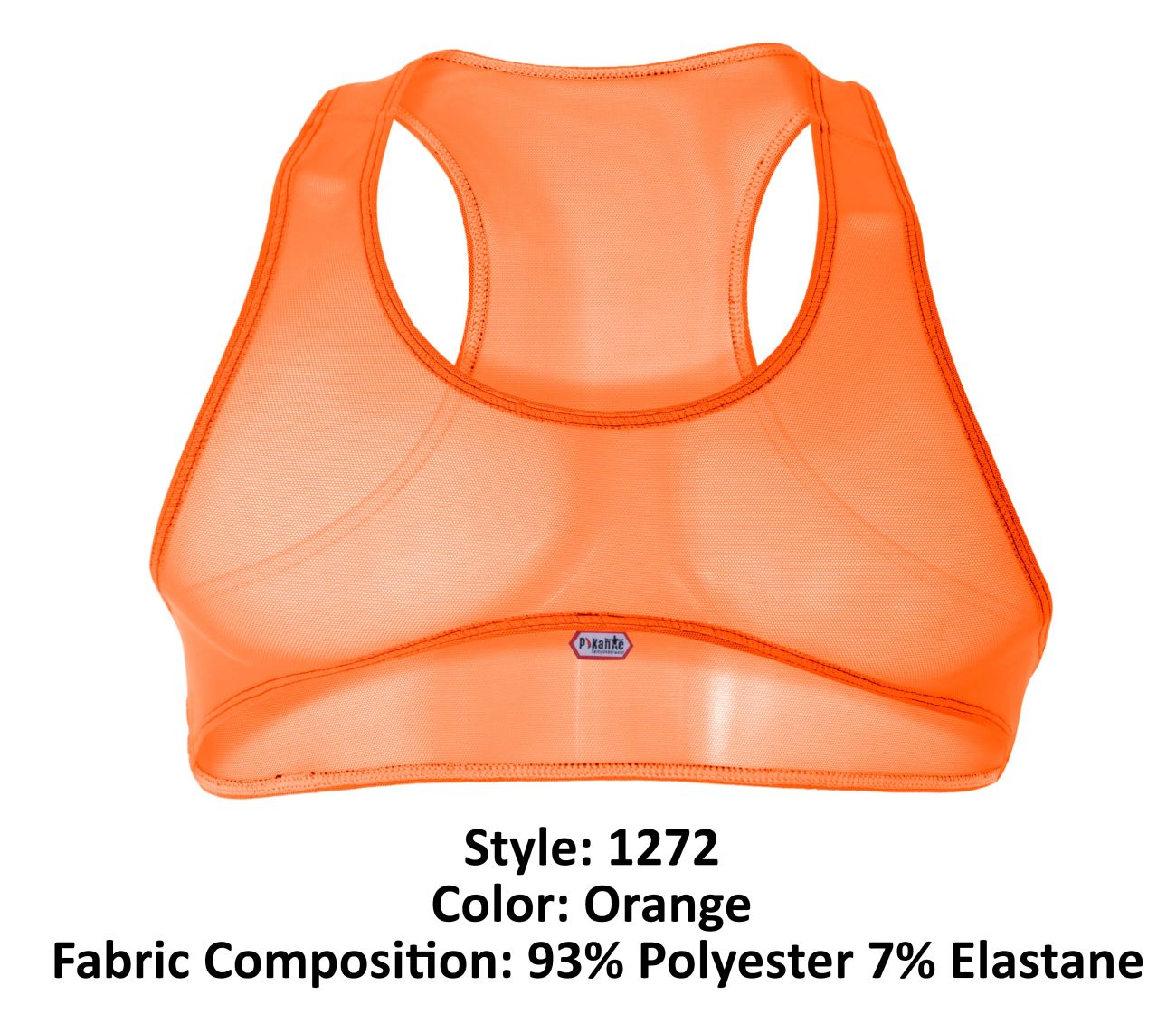 Pikante PIK 1272 Sonar Crop Top Farbe Orange