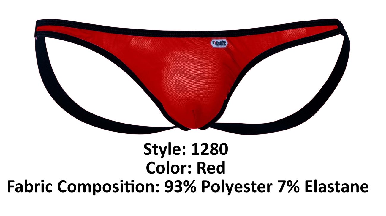 Pikante PIK 1280 Sonar Jockstrap Couleur Rouge