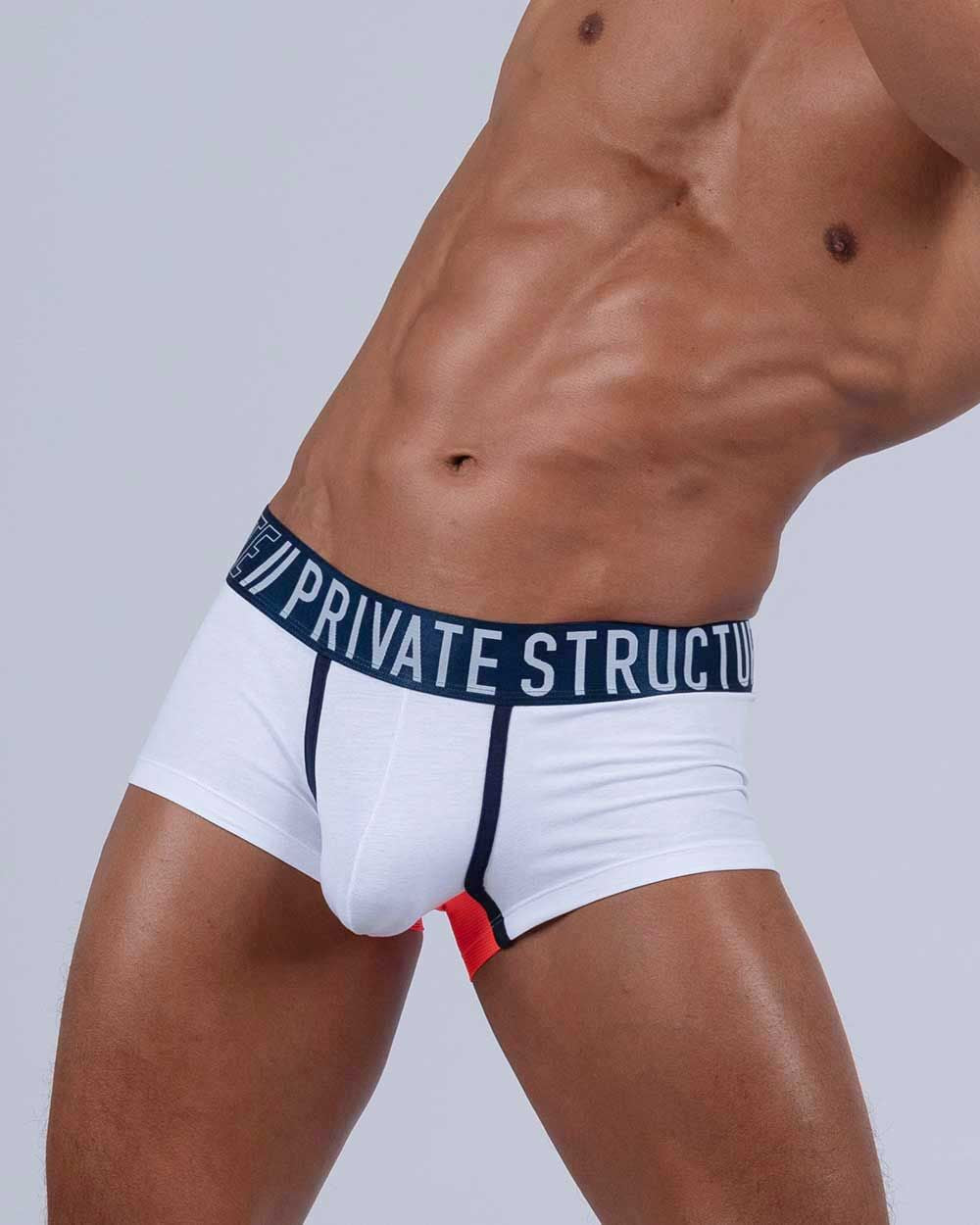 Private Structure BAUT4389 Athlete Trunks Farbe Weiß Liga