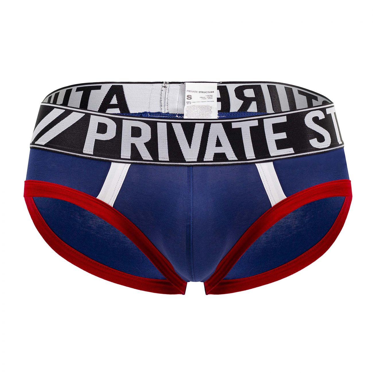Mini slip d'athlète Private Structure BAUX4186 Couleur Marine