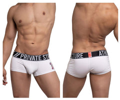 Private Structure BAUX4196 Athlete Trunks Color White