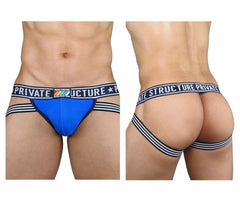 Structure privée EPUY4004 Pride Jockstrap Couleur Freedom Blue